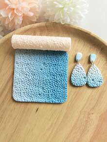 Polymer Clay Texture Rolling Pin, Floral Embossing Polymer Clay Texture Rolling Pin | Embossing Pottery Texture Rolling Pin For Jewelry Making, Similar To Polymer Clay Texture Sheets, Can Be Used With Polymer Clay Cutters, Ideal For DIY Crafts, Art Design And Jewelry Making - Polymer Clay Texture Roller - View 10