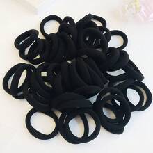 200/100/50/20 Black Zip Ties, Made Of Solid Polyester Material, Suitable For Thick And Curly Ponytails. Male And Female Hair Ties Are Suitable For Hair, Zip Ties, Christmas Makeup, Bridal Makeup, Outdoor Hairstyles, Showers, And Elastic Bands In Daily Life ,Ponytail Holders ,Hair Elastics ,Hair Rubber Bands ,Scrunchies ,Hair Rope ,Elastic Hair Tie