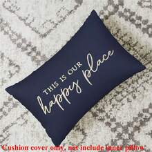 1 pieza/2 piezas Funda de cojín decorativa navideña, adecuada para sala de estar y dormitorio, decoración navideña, regalo de Navidad, adorno navideño, 50x30 cm, no incluye relleno de cojín