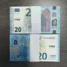 100 piezas Réplica europea de billetes de banco con denominación, productos conmemorativos en miniatura para festivales tradicionales, un paquete combinado de billetes de banco en euros, monedas conmemorativas de aniversario de mascotas, dinero de utilería en miniatura realista - perfecto para fiestas, aniversarios, proyectos DIY, Halloween, películas, fotografía y diversas festividades (algunas partes pueden ser aleatorias)