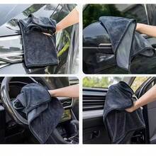 1pc/2pcs/3pcs/6pcs/9pcs/12pcs New Bestselling Double-Layer Thickened Braided Car Wash Towel, Absorbent Microfiber Cloth, No Trace Left - Multicolor - View 2