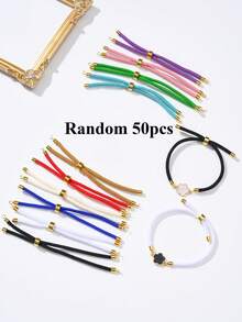 5/10/20/30/50/100/200/300/400/500pcs Multi-Color Elegant Quatrefoil Flower Double Hole Pendant, Suitable For DIY Necklace, Bracelet, Earring, Key Chain, Phone Charm, Couple Gift Jewelry Making