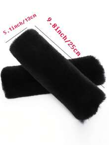 2 pièces Housses de ceinture de de voiture, Épaulettes de ceinture de en peluche douce, Housses de protection universelles pour ceinture de