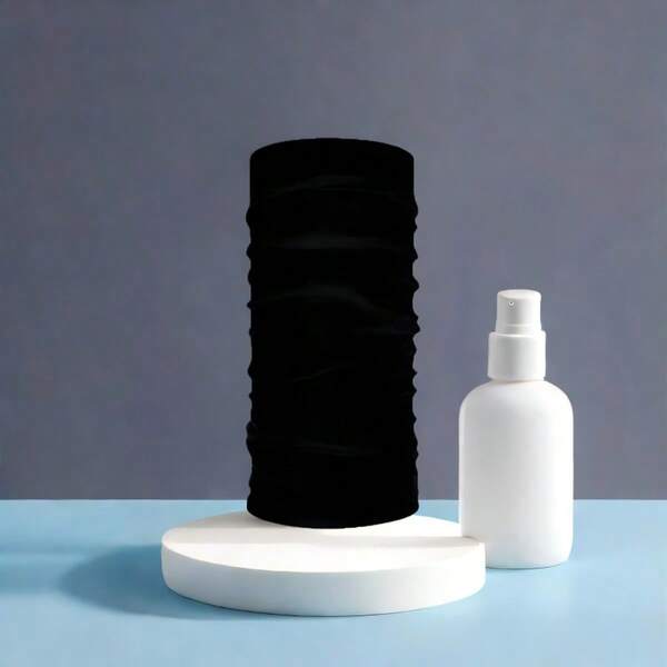 Faixa de cabeça elástica sem costura de cor sólida casual para atividades ao ar livre