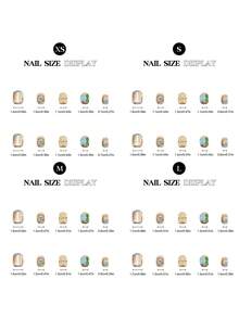 10pcs Elegant Ice-Transparent Flower Cat Eye Handmade Press On Nails Short Oval Fake Nails, Full Diamond Glitter, 3D Floral Decoration, Christmas Valentine'S Day Fake Nails, With Jelly Glue And Nail File, For Party Decoration & Daily