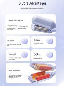 PinkSings 3 Barrel W Shape Waver Curling Iron Hair Crimper, 32mm Ionic Wavy Hair Curler With Ceramic 3 Barrel, 4 Adjustable Temps, Anti-Scald, Fast Heating Crimper Hair Iron For Wide Deep Waves - EU C Type Plug(220-240V) - View 11