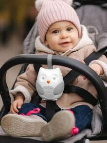 1 件婴儿白噪音和摇篮曲音响机、婴儿音乐玩具、幼儿男孩和女孩音响机、婴儿音响设备、可爱猫头鹰设计、便携式婴儿睡眠白噪音机、适用于婴儿车、汽车座椅、散步、婴儿必需品、新生男孩女孩生日/节日礼物