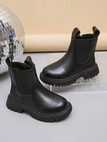 Mädchen wasserdichte Outdoor Seitlicher Reißverschluss Komfort Chelsea Knöchel Stiefel Kampf Knöchel Stiefeletten (Kleinkind/Kleine Kinder/Große Kinder)