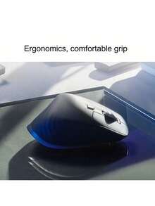 Logitech MX Master 3S Ergonomic Wireless Mouse - Comfortable Curved Grip Relieves Wrist Stress, Adaptive Electromagnetic Scroll Wheel, Long-Lasting Battery Life (Black)