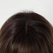 24 Inch Gradient Brown Long Curly Wig, Suitable For Daily Wear, Synthetic Heat-Resistant Material, Perfect For Daily And Party Occasions. - 漸層棕色 - 查看 2