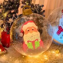 1 pieza Globo inflable LED gigante con control remoto - Árbol de Navidad de cúpula autosoportada extra grande, iluminación multicolor (16 opciones de color, control remoto) - Decoración interior/de fiesta adecuada para patio, jardín, boda, fiesta, decoración de jardín, decoración navideña, Año Nuevo, cumpleaños, boda - Plástico duradero, fácil de instalar, sistema de control remoto enchufar y reproducir, luces LED multicolor, sin uso de unicolor