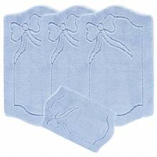 4pc Washable Rug Mat Set Caravan Romany Anti-Allergic Non-Slip Tourer Leafy - 駝色 - 查看 8