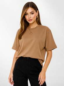 Women's Oversized Blouse - C00 - Caqui - Ver 5