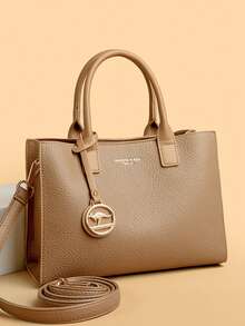 2025 New 3-Layer Large Capacity Women's Handbag High Quality Soft Leather Fashion Luxury Designer Girls' Crossbody Bag Wallet