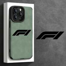 Estuche de teléfono con logotipo de F1, elegante y de moda, para for  16/16 Pro/16 Plus/16 Pro Max/15/15 Plus/15 Pro/15 Pro Max/14/14 Plus/14 Pro/14 Pro Max/13/13 Pro/13 Pro Max/12/12 Pro/12 Pro Max/11/11 Pro/11 Pro Max.Estuche de teléfono de alta calidad, resistente a caídas y suciedad, con cobertura completa.~XXTYFMP - Gris/Verde - Gris F1/Verde F1465SC - Color mezclado 2 - Ver 2