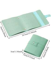 1 buc. Geantă mică de bijuterii multifuncțională ultra portabilă, geantă de depozitare pentru cercei și colier, depozitare portabilă pentru accesorii mici, cu închidere sigură pentru cadouri de damă