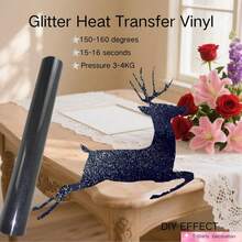 Glitter Heat Transfer Vinyl - Easy To Cut And - Multicolor - View 44