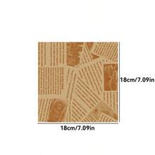 50pcs/100pcs Sandwich Wrapping Paper, Waterproof And Oil Resistant Food Paper, Bread Baking Paper, Fried Chicken, Desserts, Barbecue, Hamburger Food Cushioning Paper -11 Inches X 14 Inches Large Size, Suitable For Breakfast Shops, Fried Chicken Shops, Bakeries, Barbecue Shops