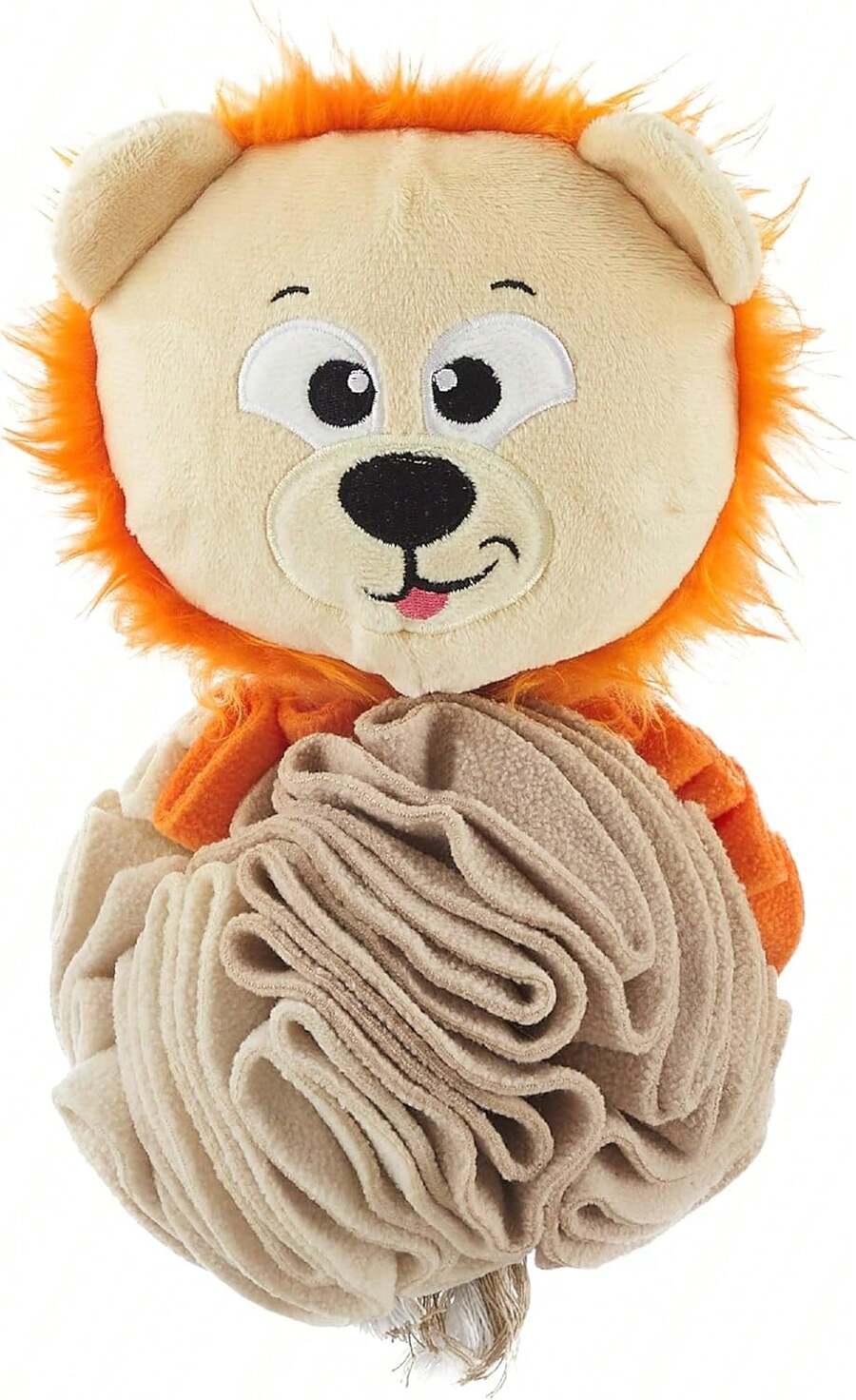 By Nina Ottosson Stuff N' Snuffle Plush Snuffle Ball Dog Puzzle, Lion, Multicolored,20999680 - Màu xanh bụi bặm - Xem 1