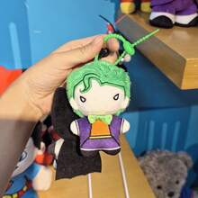 Justice League 9cm Soft Plush Keychain Justice League Batman Superman Harley Quinn Joker Cute Cartoon Movie Dolls Creative Christmas Gifts
