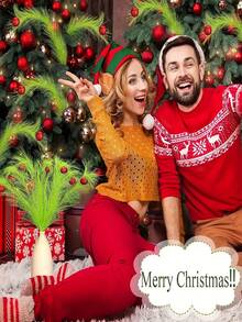 10pcs Faux Pampas Grass Artificial Reeds Large Tall Fluffy Artificial Fake Flower Bulrush Reed Grass Artificial Plants Boho Decor For Wedding Party Decoration, Home Living Room Bedroom Decor, Vase Arrangement, DIY Photoshoot Props Home Decor Christmas Decorations Christmas