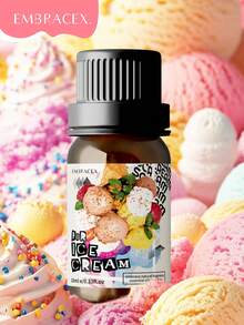 EMBRACEX. 10ml Olio essenziale di vaniglia, Fragranza di vaniglia, Aroma di vaniglia, Olio per aromaterapia, Gelato alla vaniglia dolce, Fragranza a lunga durata per donne, Regalo diffusore per auto, Adatto per umidificatore, Diffusore per aromaterapia, Realizzazione di candele, Candela alla vaniglia - Gelato alla vaniglia - Visualizzare 9