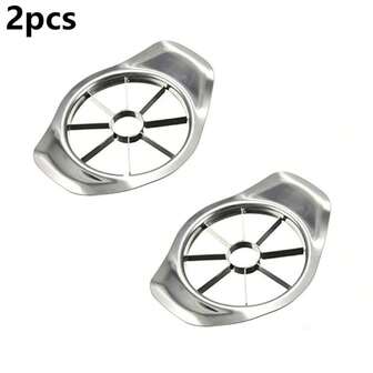 1 件/2 件 8 刀片苹果切片机 - 耐用不锈钢苹果去核器和切片机 - 方便的苹果切割工具