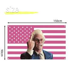 Sortez, Intello 150*90cm avec 4 œillets en laiton, bannière esthétique rose pour dortoir, fan art de mauvais garçon morose, décoration murale TSITP Conrad