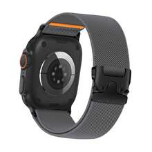 弹性运动表带适用于 Ultra1/2 表带 49 毫米 46 毫米 45 毫米 44 毫米 42 毫米 41 毫米 40 毫米 38 毫米 男女款，降落伞扣弹性尼龙宽表带适用于 Series 11 10 9 8 7 6 5 4 3 SE 2 1 - 38/40/41/S10-11 42 - 查看 13