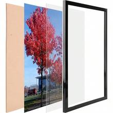 11x17 Picture Frame Wall Black, Display Pictures 11x17 Poster Frame, Wall Sign Poster Menu Photo Frames, 1 Pack