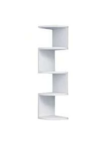 1Pcs Wall-Mounted Corner Shelf-Floating Storage Rack For Living Room, Bedroom, Kitchen, Bathroom, Office-Decoration Organizing Box, Perfect Gift Bathroom Shelves Bathroom Storage And Organize, Corner Shelves - Trắng - 5 lớp - Xem 11