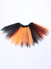 Gonna tutu casual in poliestere a colori sfumati, versatile e multicolore, adatta per Ognissanti, Natale, 30cm per teenager, 40cm per adulti, cosplay, feste in campus, running, arcobaleno, linea A