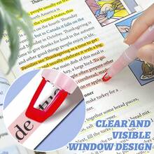 5pcs Double-Headed Dual-Color Highlighter Pens, Suitable For Daily Highlighting, Drawing, Marking, Student Supplies, Planner Pens - Slanted Tip, Non-Bleed, Plastic Material, Applicable For Office, School, Gifts, Back To School, Christmas