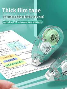 1pc Dot Correction Tape, High Capacity, Transparent Double-Sided Adhesive, Suitable For Children's Handmade Scrapbooking, Stickers, High Viscosity Dotted Double-Sided Tape, Seamless, Student Correction Tape, Craft Supply Tool