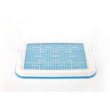 Dog Potty Training Toilet, Plastic Dog Pee Pad Holder With Removable Net, Reusable Dog Potty Trainer Dog Toilet Tray For Small Sized Dogs