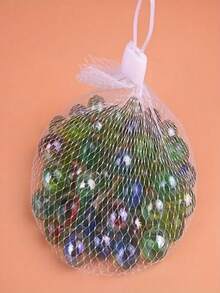 50/100 Peças Bolinhas de Gude de Vidro Coloridas 16mm/0,62 polegada, Adequadas para Jogos de Bolinhas, Decorações de Festa DIY, Decoração Doméstica, Decoração de Aquário, Ação de Graças, Presentes de Ano Novo - Multicolorido - Visão 9