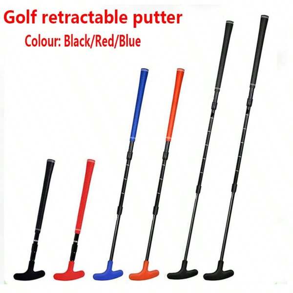 Golf Putter With Adjustable Length For Both Left And Right Hands. Universal Golf Putter For Indoor And Outdoor Practice.