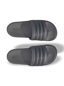 Dép xỏ ngón Adidas đế dày nhẹ, chống sốc, đệm chống trượt, thân thiện với da, đế trong mềm mại, dễ dàng vệ sinh, logo dùng hàng ngày tại nhà, phòng tập thể dục, phòng tắm, hồ bơi, bãi biển, mùa hè, màu đen HQ6179 - đen - Xem 4