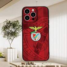 Simple Benfica Football Club Official Phone Wallpaper Print All-Black Phone Case For Phone17 Pro MAX/11/12/13/14/15/15 Pro/15 Plus/15 Pro Max/X/XS Max/XR/11 Pro/12 Pro/13 Pro/14  Pro/12 Mini/13 Mini/11 Pro Max/12 Pro Max/13 Pro Max/14 Pro Max/14 Plus/6/6s/6 Plus/7/8/16 Pro/16 Plus/16 Pro Max Galaxy A54/A14/A12/A13/A15/A32/A33/A24/A52S/S20/S21/S22/S23/S24/S23 Plus/S24 Ultra/S25/A15/A33/A23 Android Phone Case, Essential For Daily Commuting, MagSafe Support, Less Yellowing, Halloween Gift, Virgin Mary Day Sticker, Independence Day Gift, Christmas Wallpaper, Valentine's Day Gift, Birthday Gift For Friends And Family - 黑色 - 查看 6