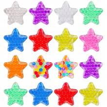 1/3/5/8/12/18/25 quả bóng giảm căng thẳng mini nhiều màu sắc, bóng bóp hình ngôi sao năm cánh nhiều màu, bóng giảm stress, đồ nhét túi quà, bóng giảm stress, quà Giáng sinh/Ngày lễ tình nhân, quà tặng tiệc tùng, quà sinh nhật, đồ nhét túi quà. - Nhiều màu - Xem 6