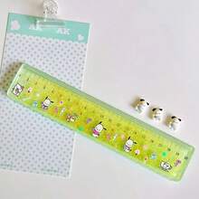 1 Stück süßer Sanrio Hello Kitty, Melody, schwarz Mell, Pompompurin, Patty Hund Lineal, 20 cm Öl Lineal