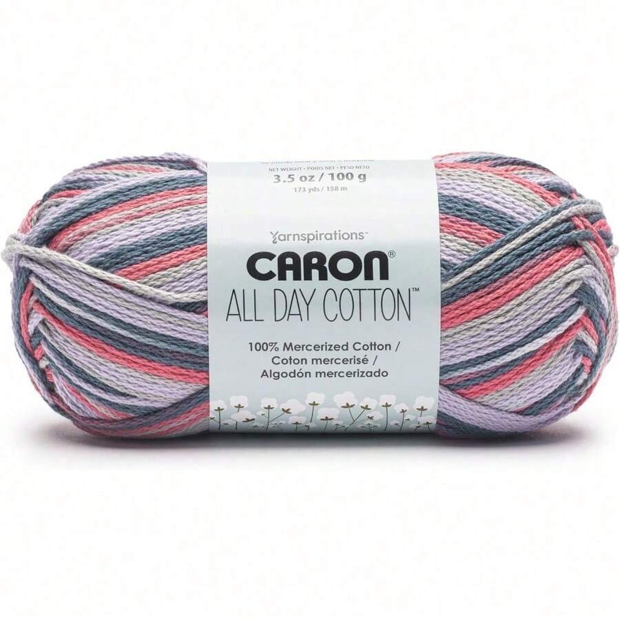 Premium Mercerized Cotton Yarn 3 Pack 173 Yards Each Soft Durable Knitting Crochet Thread Country Blue Color Quick-Dyeing Beginner Expert Use Scarves Blankets Home Decor Craft Projects - 晨間空氣 - 查看 1