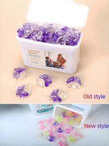 五合一洗衣胶囊 香氛珠 衣物柔顺剂 浓缩洗衣液 洗衣珠 三合一洗衣胶囊 深层清洁 去渍 持久留香 织物保护 防静电 50PCS 三合一樱花洗衣胶囊套装 强效清洁 柔顺 去渍洗衣球 香氛型浓缩洗衣液（新旧版随机发货） - 彩色 - 查看 6