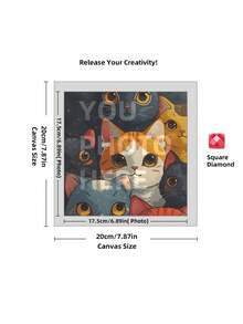 5D Custom Diamond Painting Kits, DIY Personalized Diamond Art Photo With Your Own Pictures, Customised Diamond Painting Kits Full Drill For Adults, Dog, Friends, Loves, Perfect For Room Decor.Custom Personalized 5D DIY Diamond Art Painting Kit, Custom Home Decor Diamond Art Painting, Unique Thanksgiving Valentine'S Day Gift - Multicolor - View 15