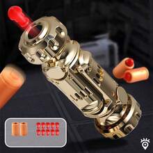 塑料减压挤压玩具，可投掷子弹壳手枪造型，办公减压玩具，子弹壳投掷圆枪，成人圣诞礼物，塑料制品 - 彩色 - 查看 12