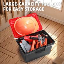 Kids Pretend Play Tool Box Toy, Simulation Educational Toy Tools For Role Play, Including Screws, Screwdrivers, Suitable For Children, Parent-Child Game Toy, Great For Birthday, Halloween/Christmas Gifts