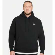 Nike Men's Club Fleece Hoodie  Letter    Fall/Winter    Regular Fit - màu đen - Xem 5