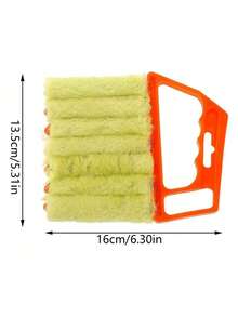 1 pièce Dépoussiéreur de stores vénitiens réglable - Amovible, lavable en machine, outil de nettoyage efficace pour stores, climatiseurs, bouches d'aération, fournitures de nettoyage ménager de base