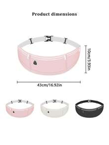 New Sports Phone Waist Bag, Lightweight Running Waist Pack With Large Capacity, Non-Bouncing Fitness Waist Bag For Men & Women, Cycling