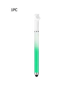 Ombre Color Stylus Pen With Stand, Dual-Tip Capacitive Stylus For Smartphone, Tablet, Video Editing, Drawing, Office Writing